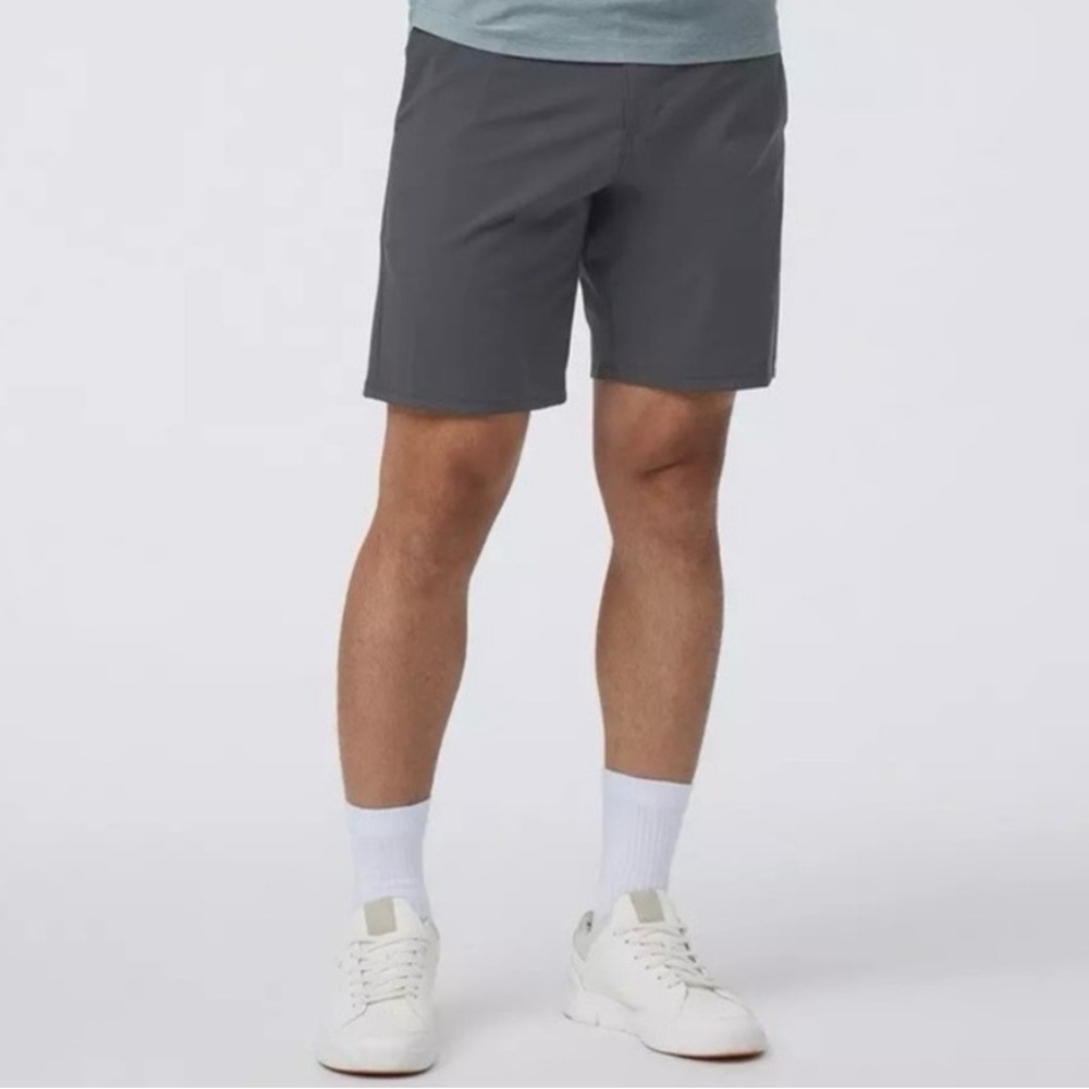 VUORI Aim Golf Short Performance Chino Sportswear Charcoal Grey 36 Athleisure
